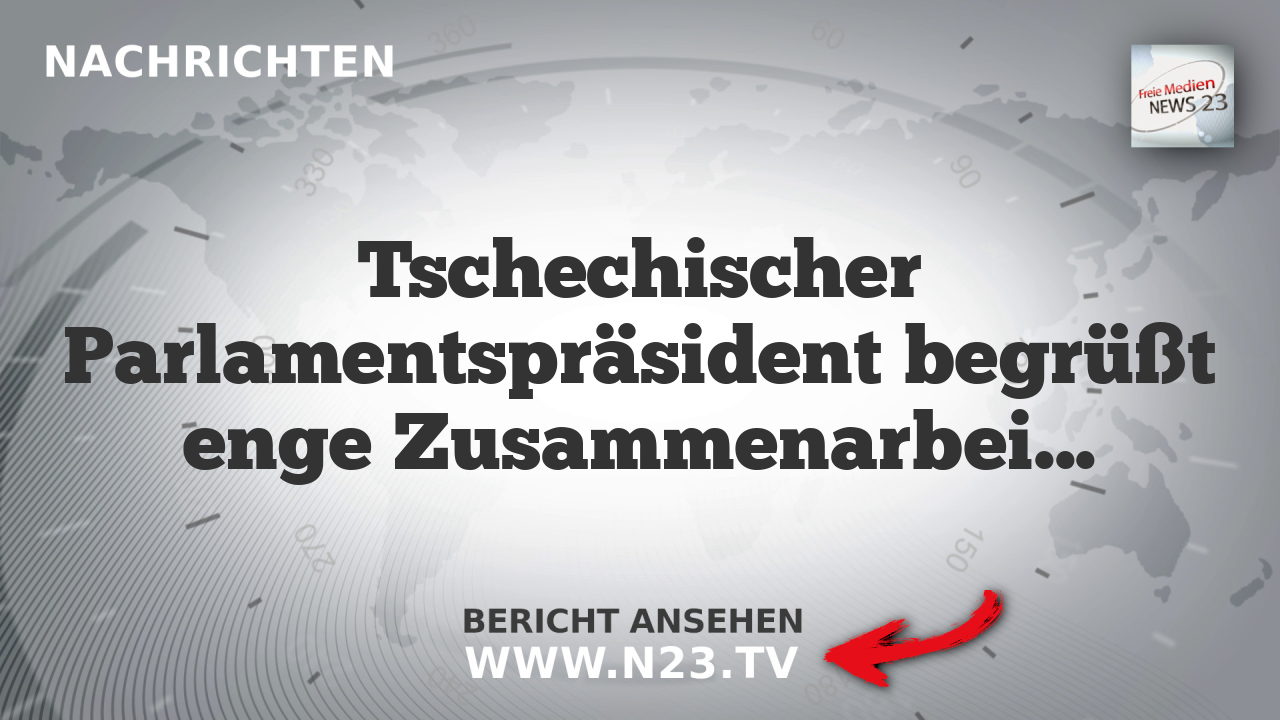 Tschechischer Parlamentspräsident begrüßt enge Zusammenarbeit mit AfD-Fraktion