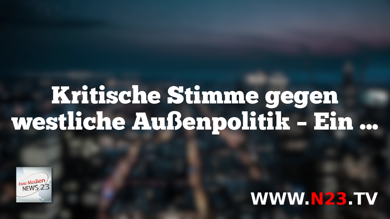 Kritische Stimme gegen westliche Außenpolitik – Ein Gespräch mit Daniele Ganser