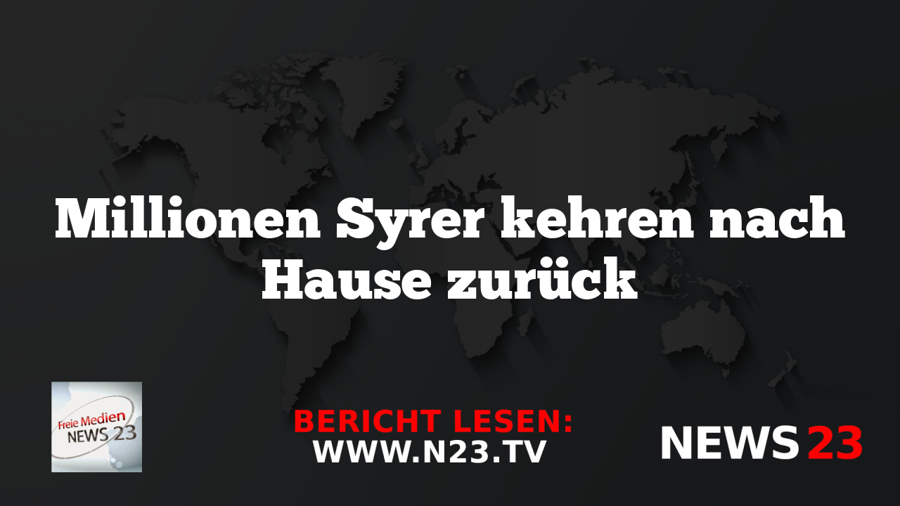 Millionen Syrer kehren nach Hause zurück