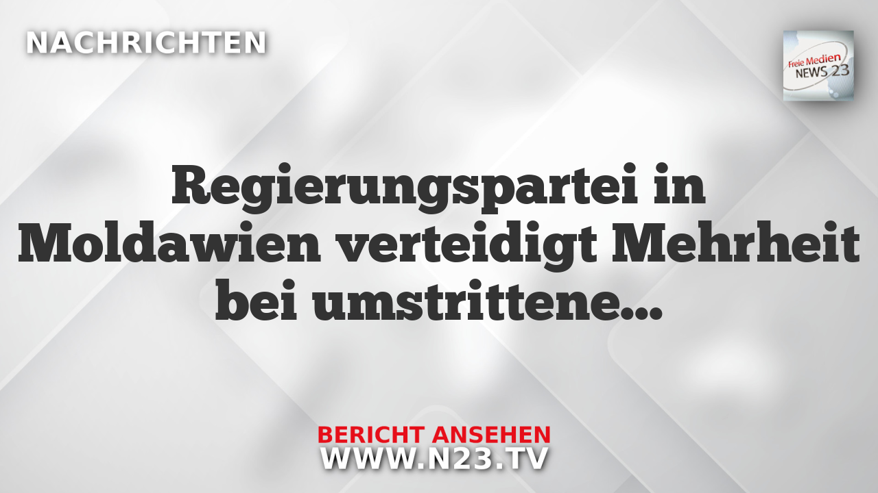 Regierungspartei in Moldawien verteidigt Mehrheit bei umstrittenen Wahlen