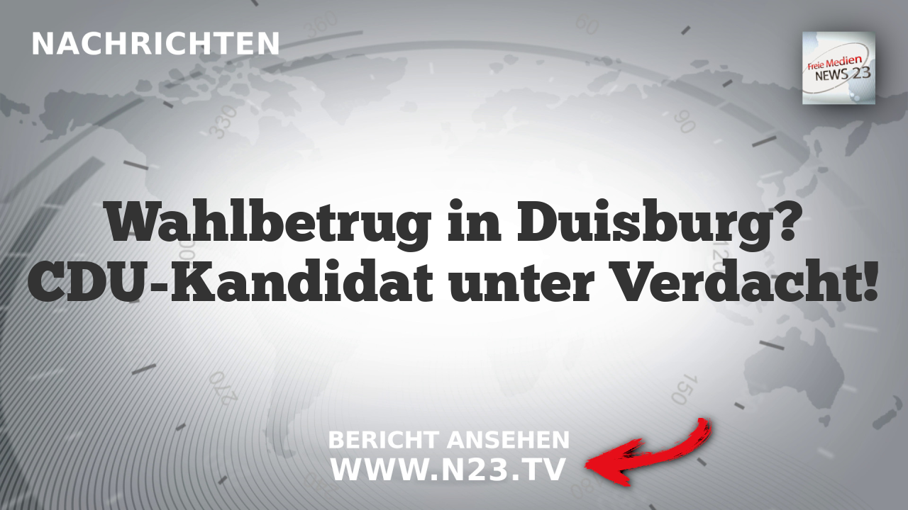Wahlbetrug in Duisburg? CDU-Kandidat unter Verdacht!
