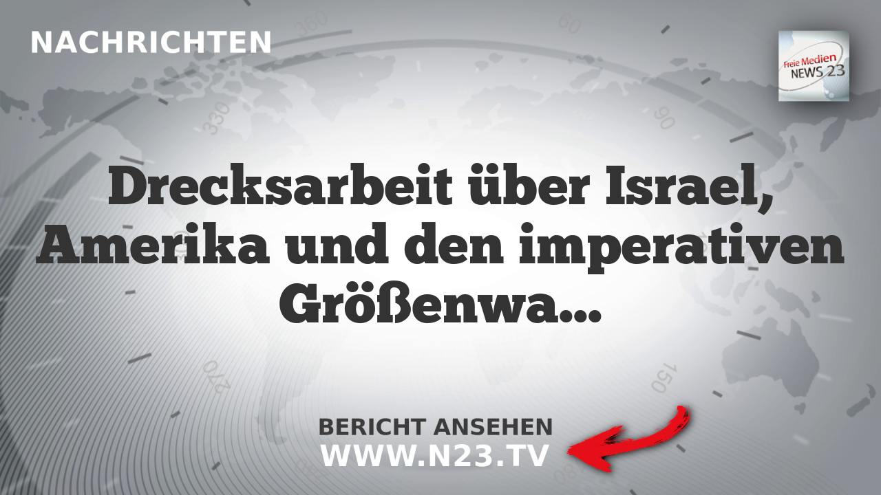 Drecksarbeit über Israel, Amerika und den imperativen Größenwahn