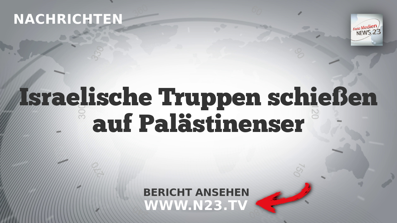 Israelische Truppen schießen auf Palästinenser