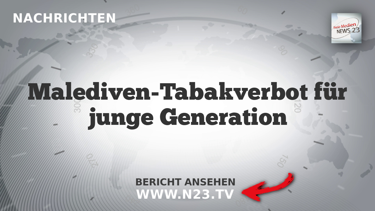 Malediven-Tabakverbot für junge Generation