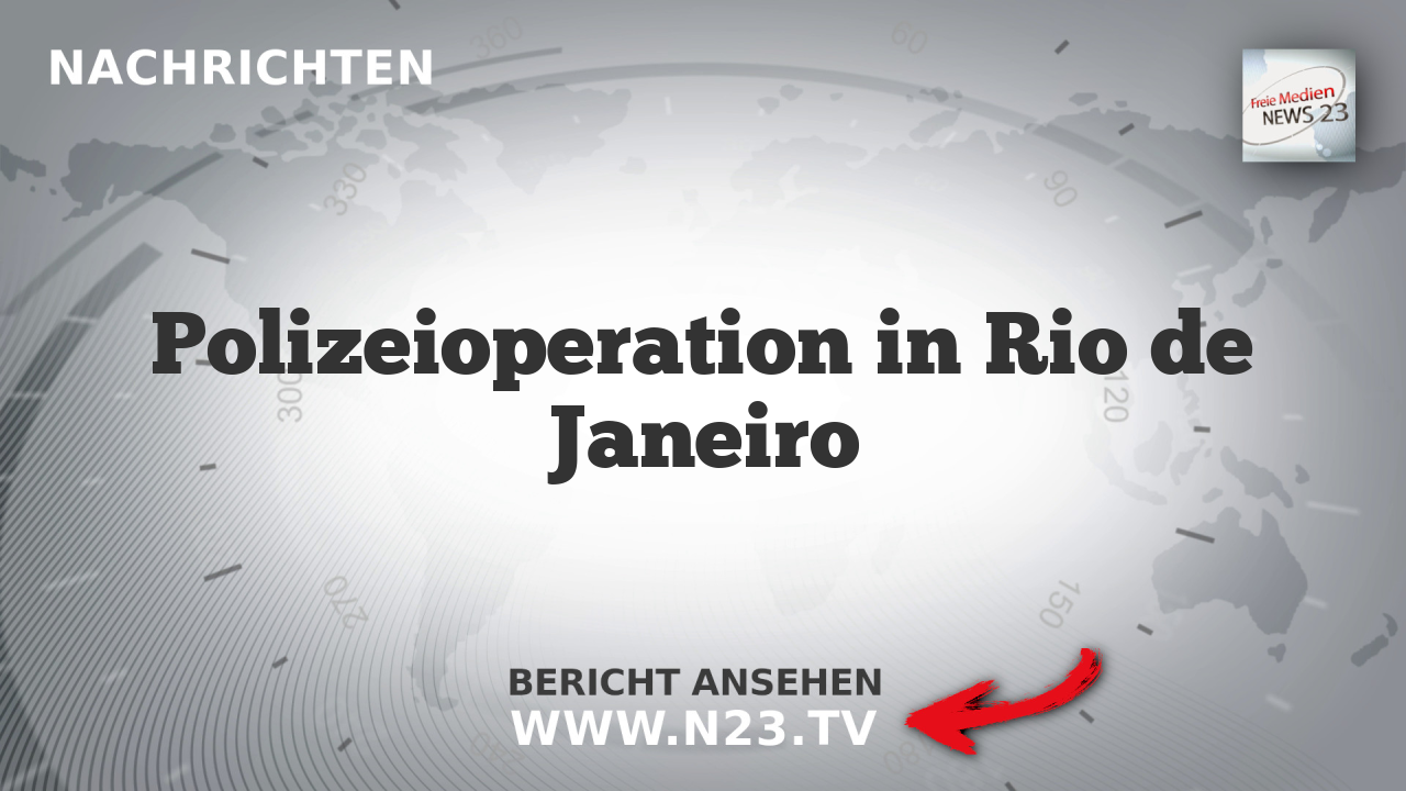 Polizeioperation in Rio de Janeiro