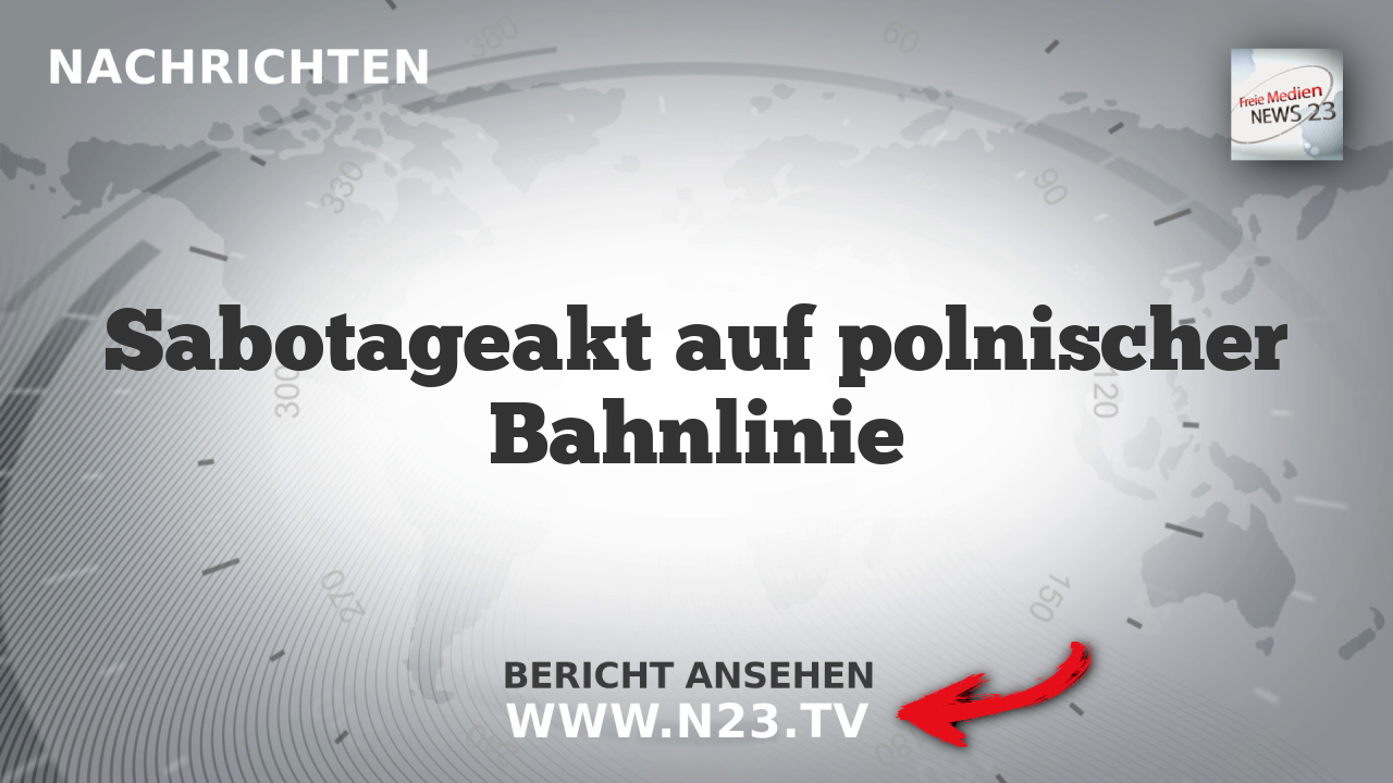 Sabotageakt auf polnischer Bahnlinie