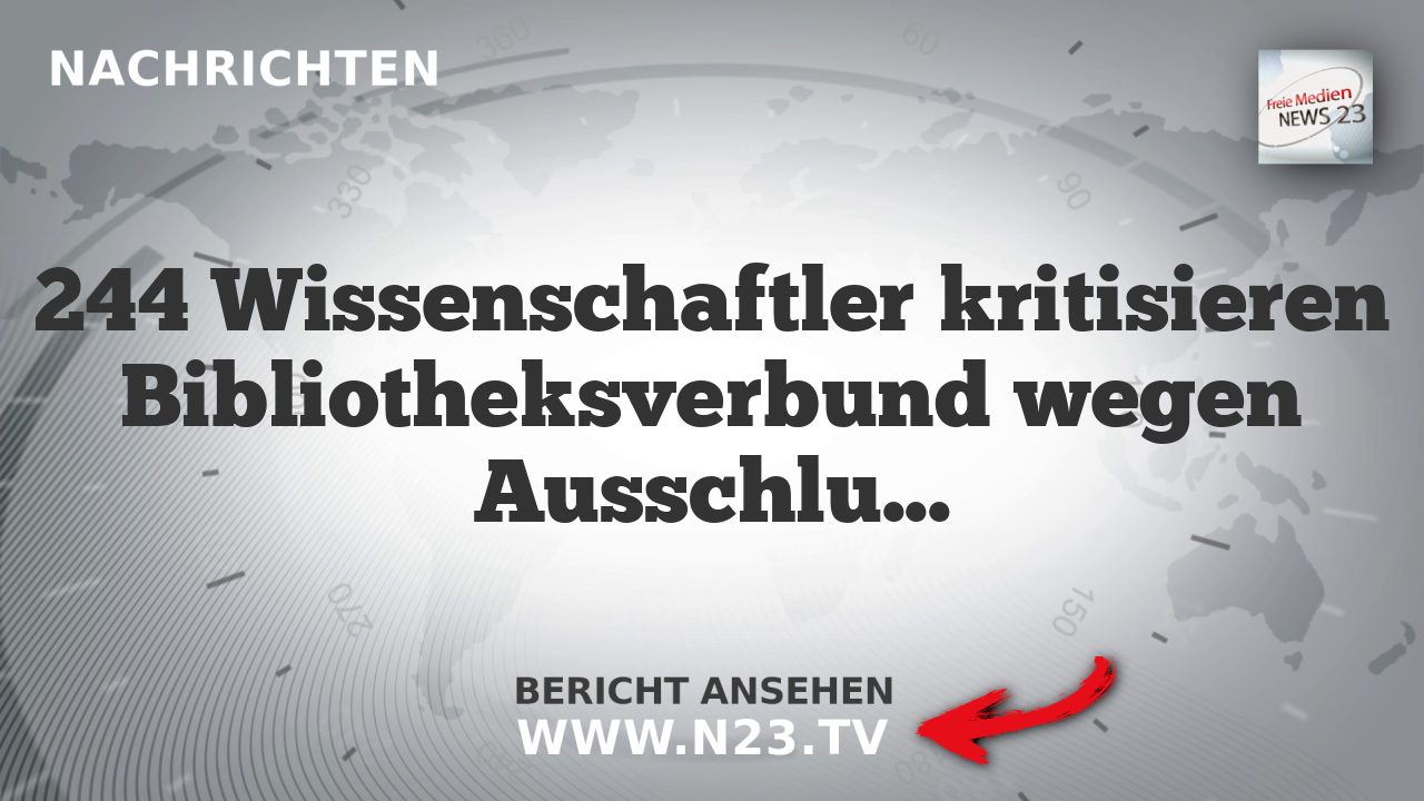 244 Wissenschaftler kritisieren Bibliotheksverbund wegen Ausschluss