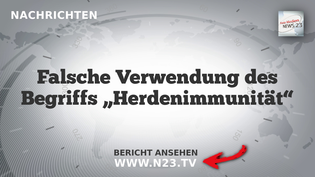 Falsche Verwendung des Begriffs „Herdenimmunität“