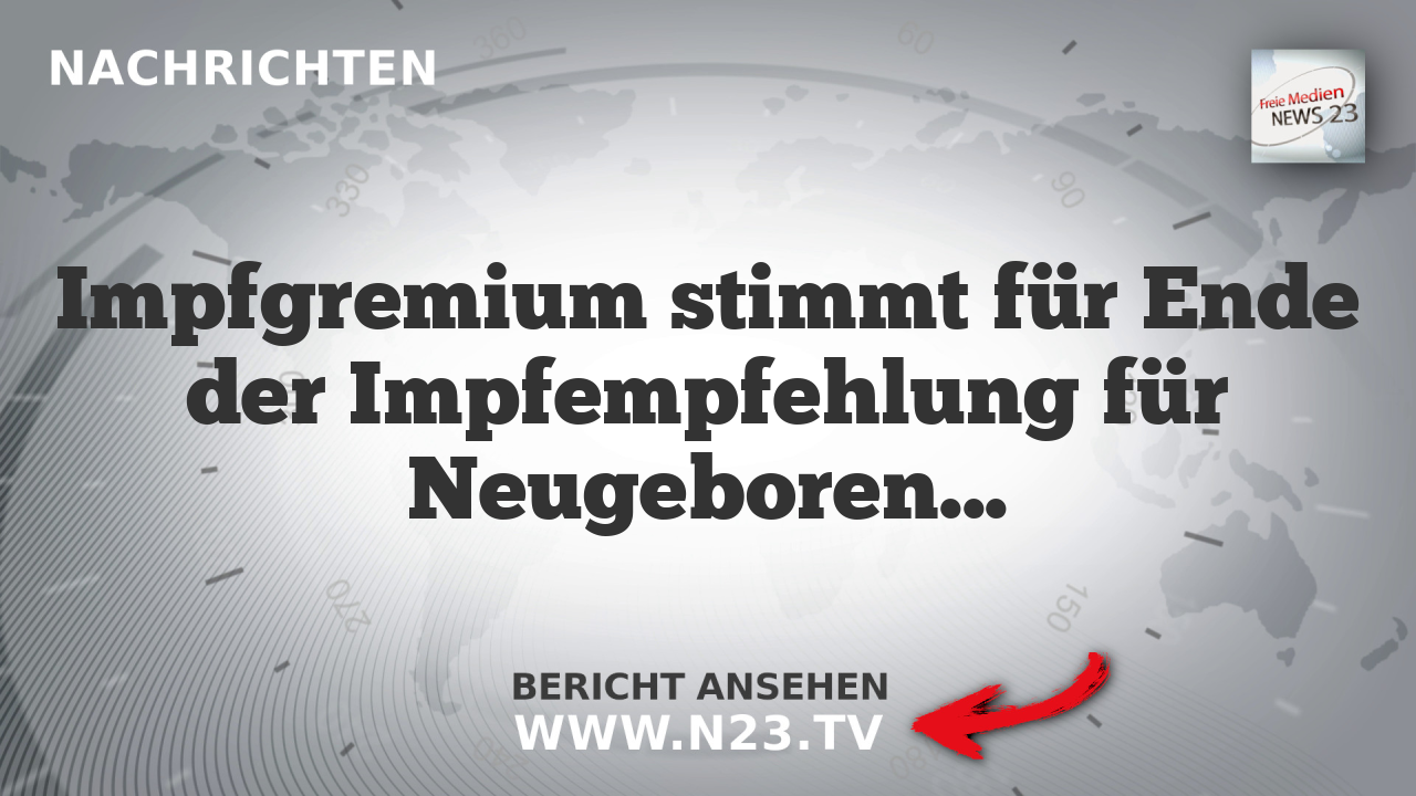 Impfgremium stimmt für Ende der Impfempfehlung für Neugeborene