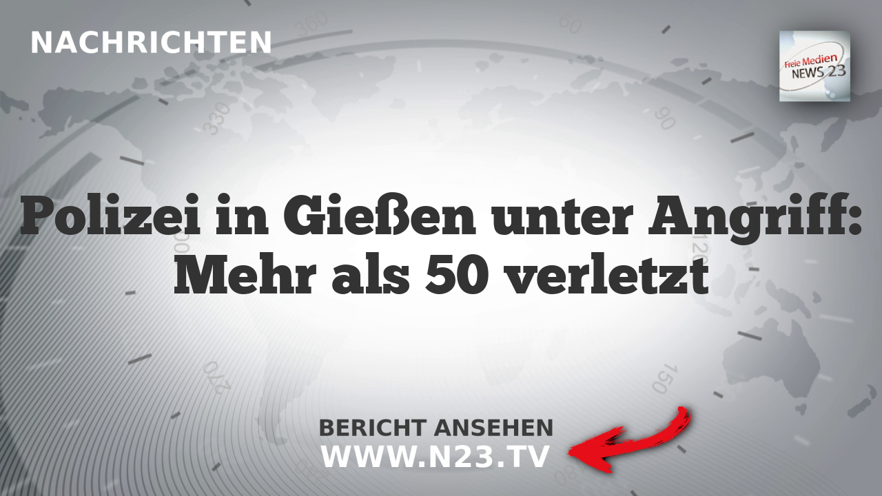 Polizei in Gießen unter Angriff: Mehr als 50 verletzt