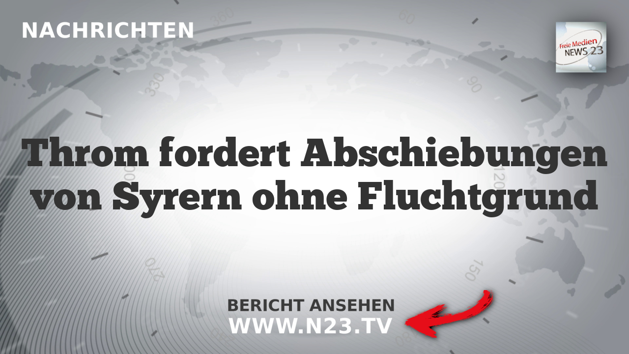 Throm fordert Abschiebungen von Syrern ohne Fluchtgrund