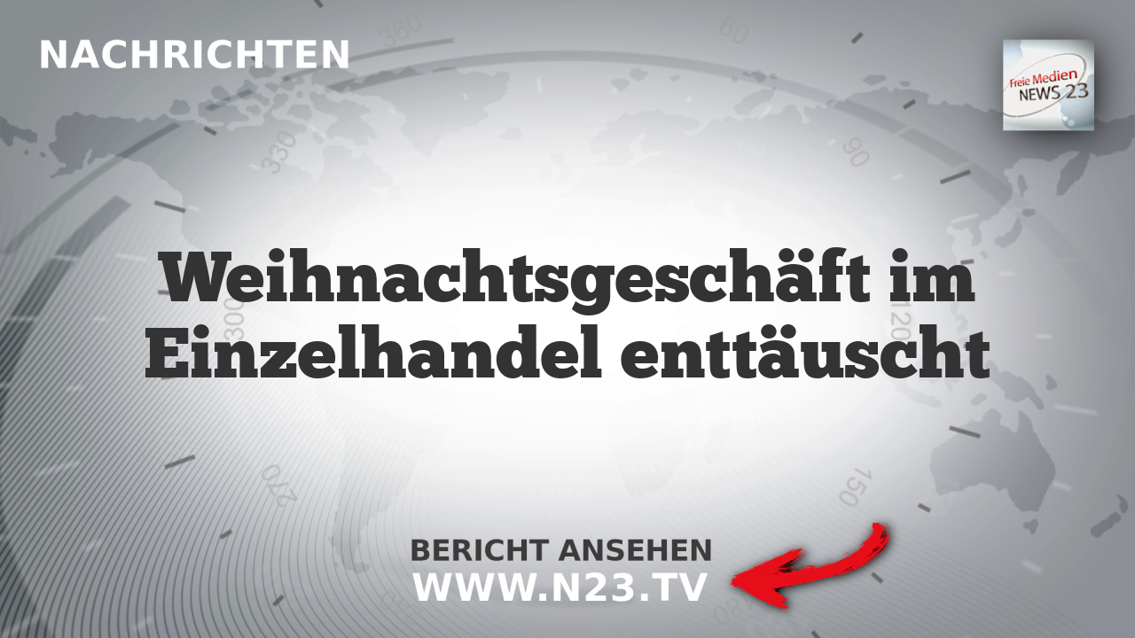 Weihnachtsgeschäft im Einzelhandel enttäuscht