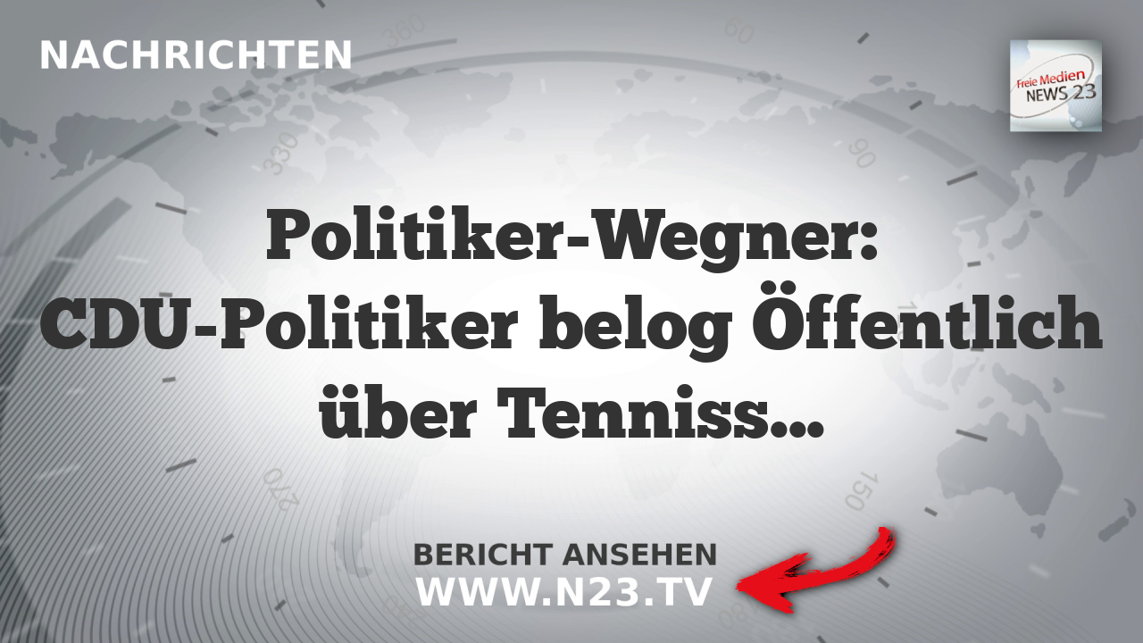 Politiker-Wegner: CDU-Politiker belog Öffentlich über Tennisspiel am Tag des mutmaßlichen Terroranschlags