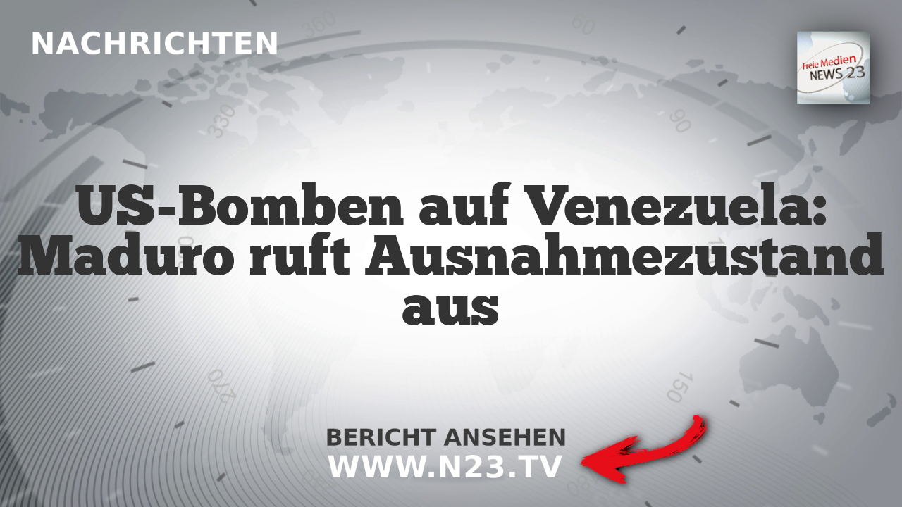 US-Bomben auf Venezuela: Maduro ruft Ausnahmezustand aus