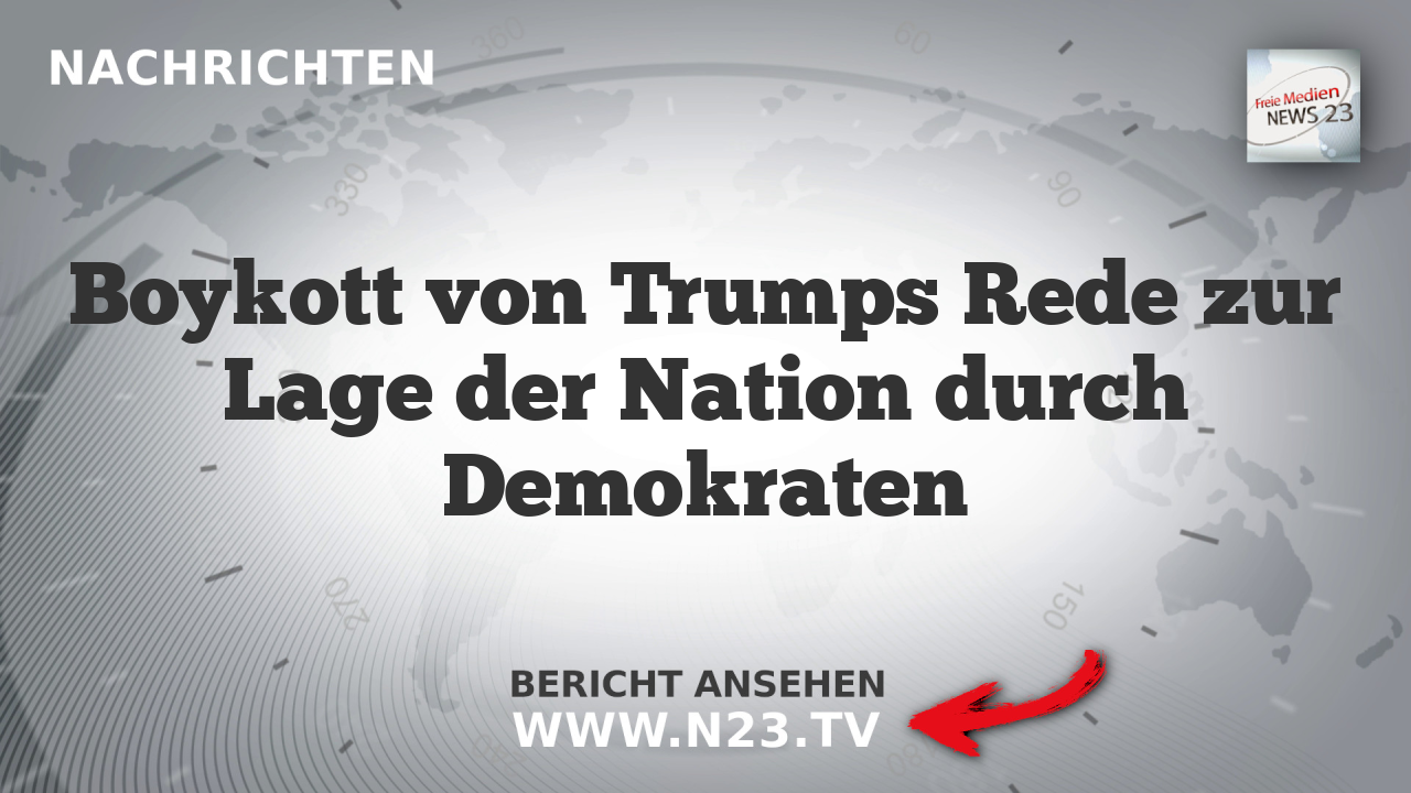 Boykott von Trumps Rede zur Lage der Nation durch Demokraten