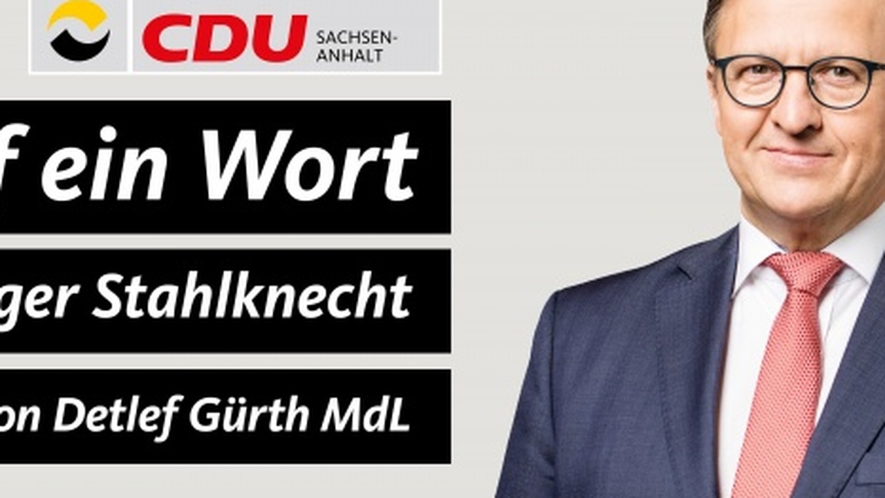 Freispruch für CDU-Politiker Detlef Gürth wegen Volksverhetzung