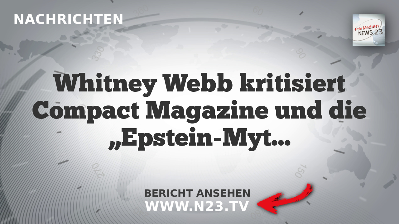 Whitney Webb kritisiert Compact Magazine und die „Epstein-Mythologie“