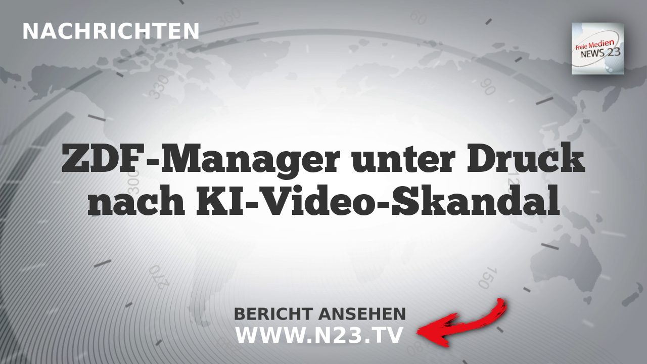 ZDF-Manager unter Druck nach KI-Video-Skandal