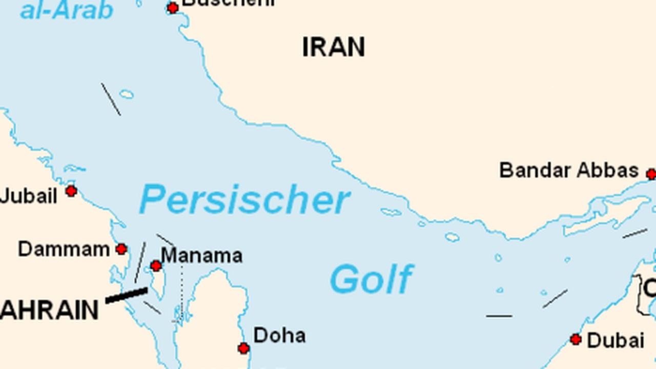 Container-Schiff muss aus dem Persischen Golf zurückkehren