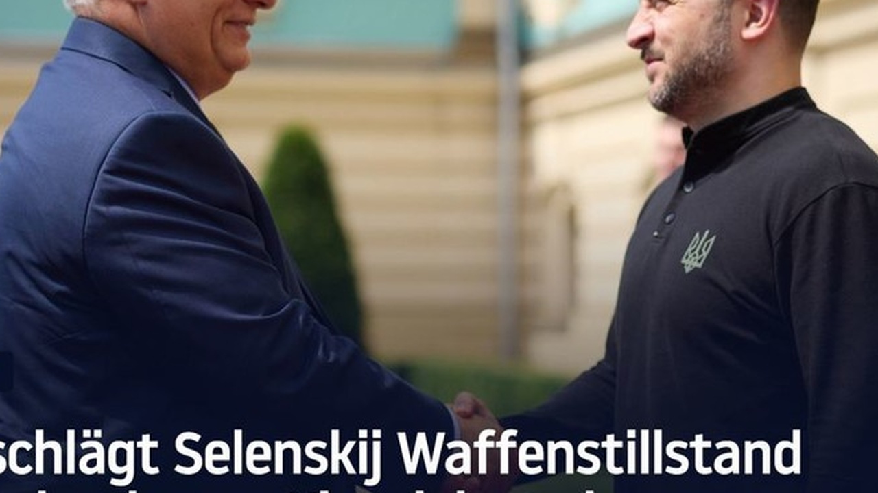 Drohungen gegen Orbán: Ukrainischer Ex-General und Präsident Selenskij