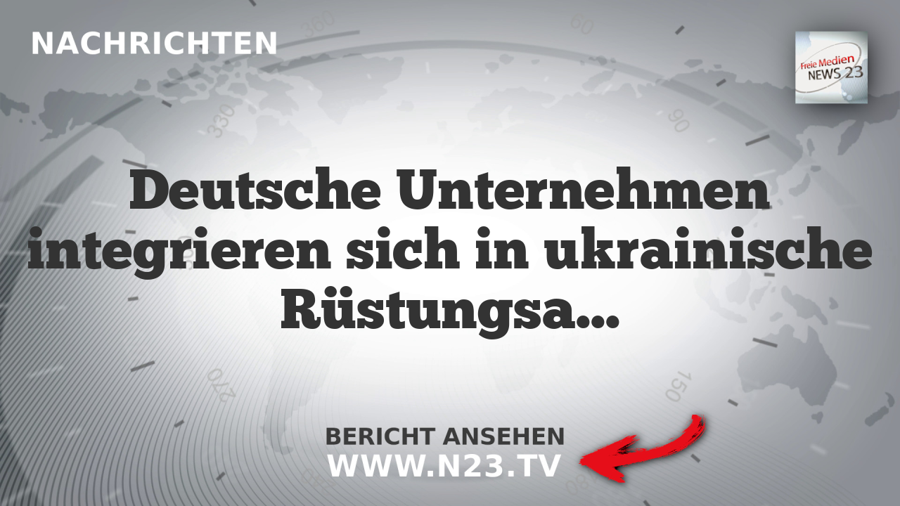 Deutsche Unternehmen integrieren sich in ukrainische Rüstungsallianz
