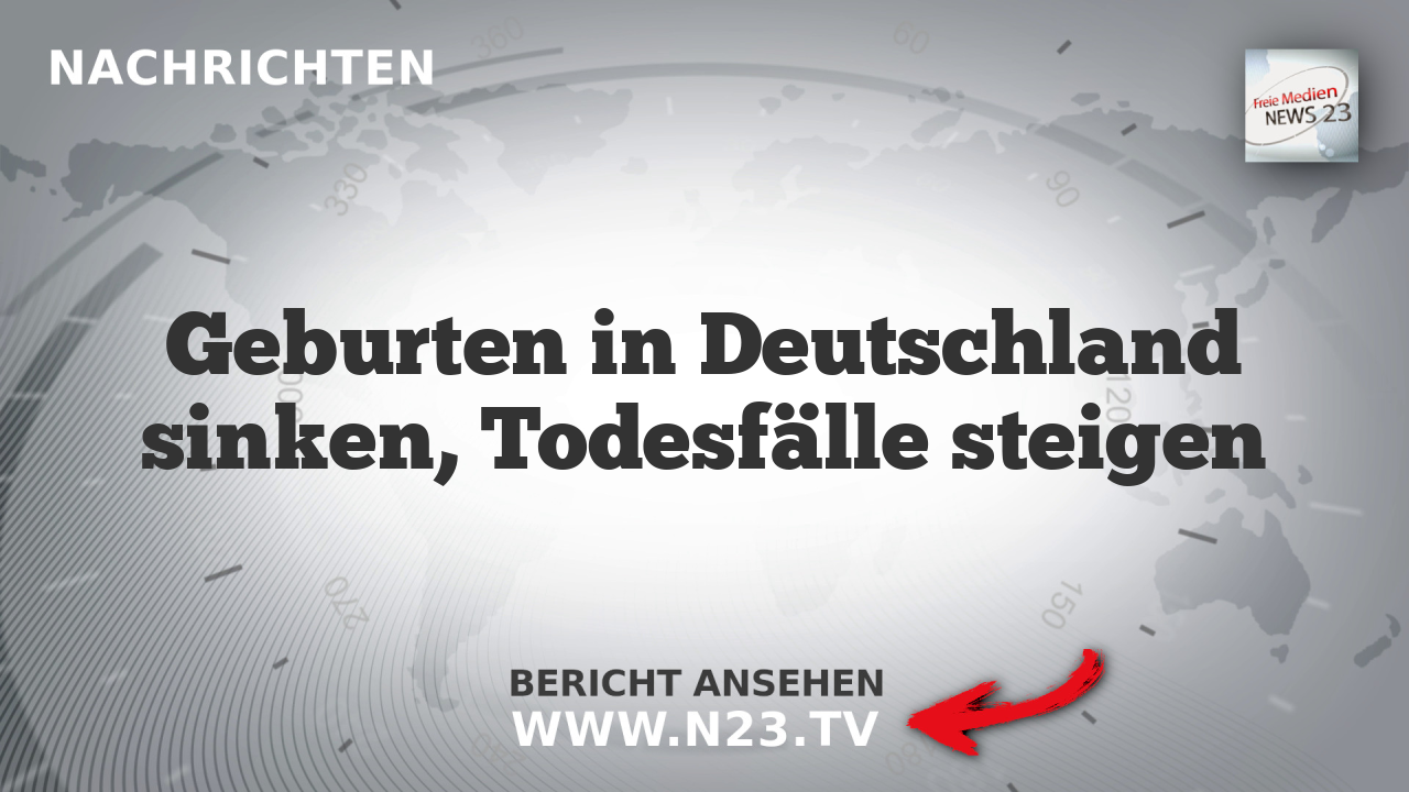 Geburten in Deutschland sinken, Todesfälle steigen