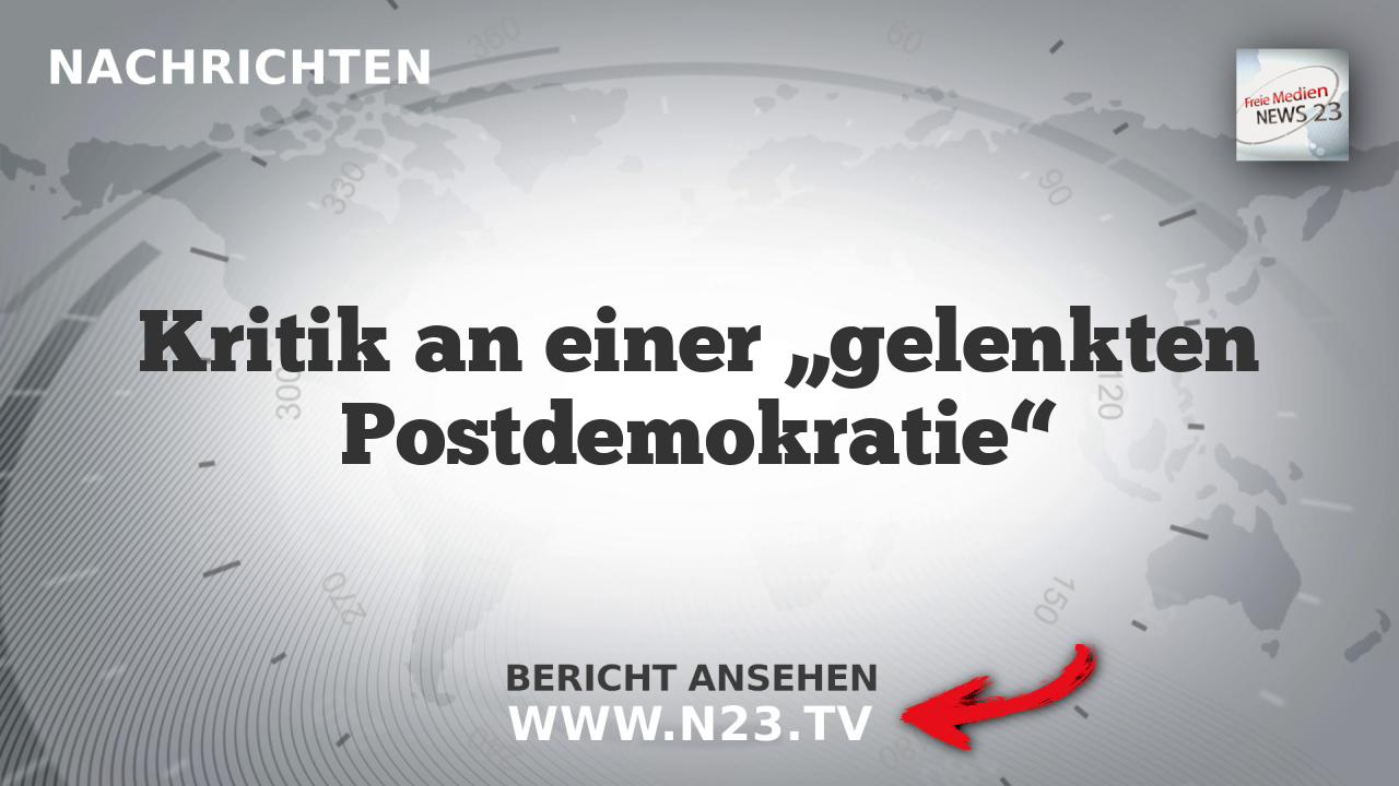 Kritik an einer „gelenkten Postdemokratie“