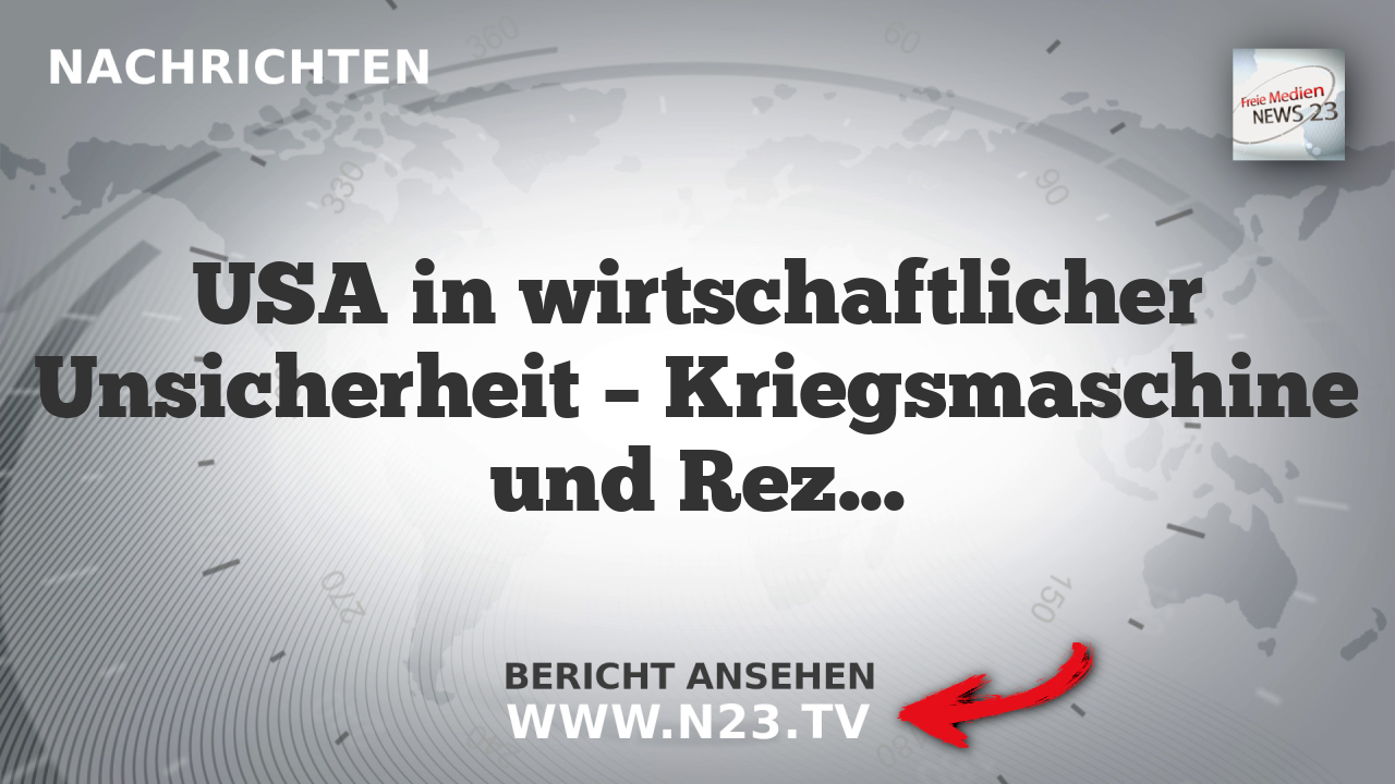 USA in wirtschaftlicher Unsicherheit – Kriegsmaschine und Rezession