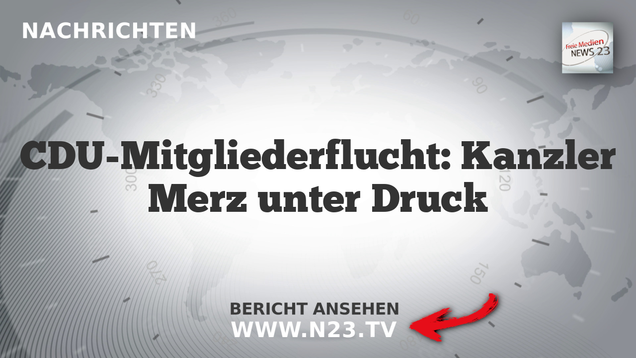 CDU-Mitgliederflucht: Kanzler Merz unter Druck