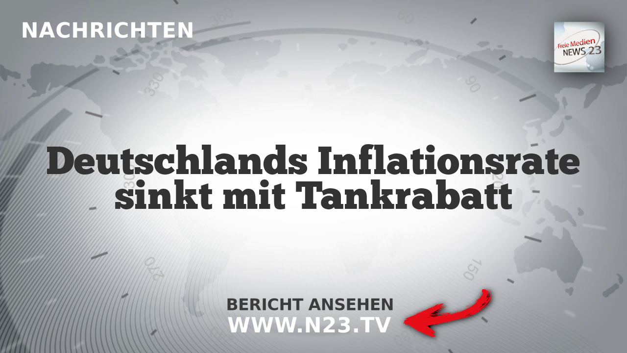 Deutschlands Inflationsrate sinkt mit Tankrabatt