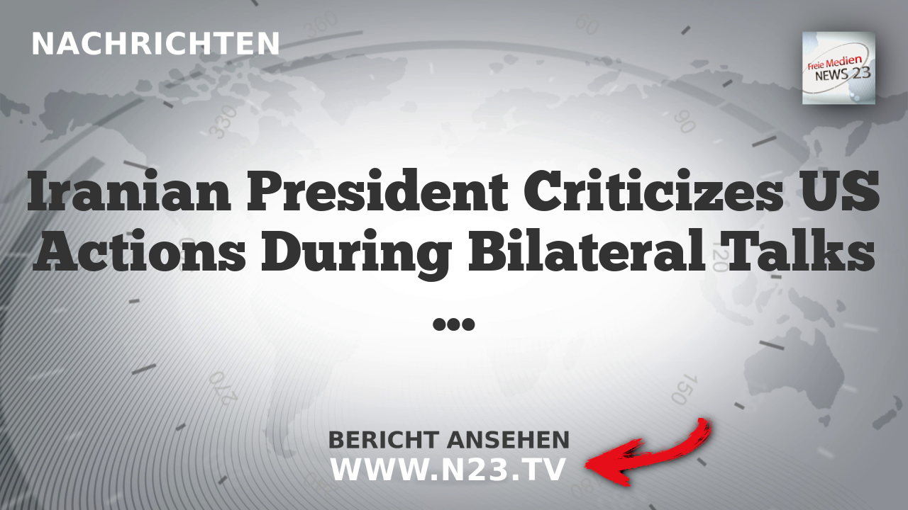 Iranian President Criticizes US Actions During Bilateral Talks with French President