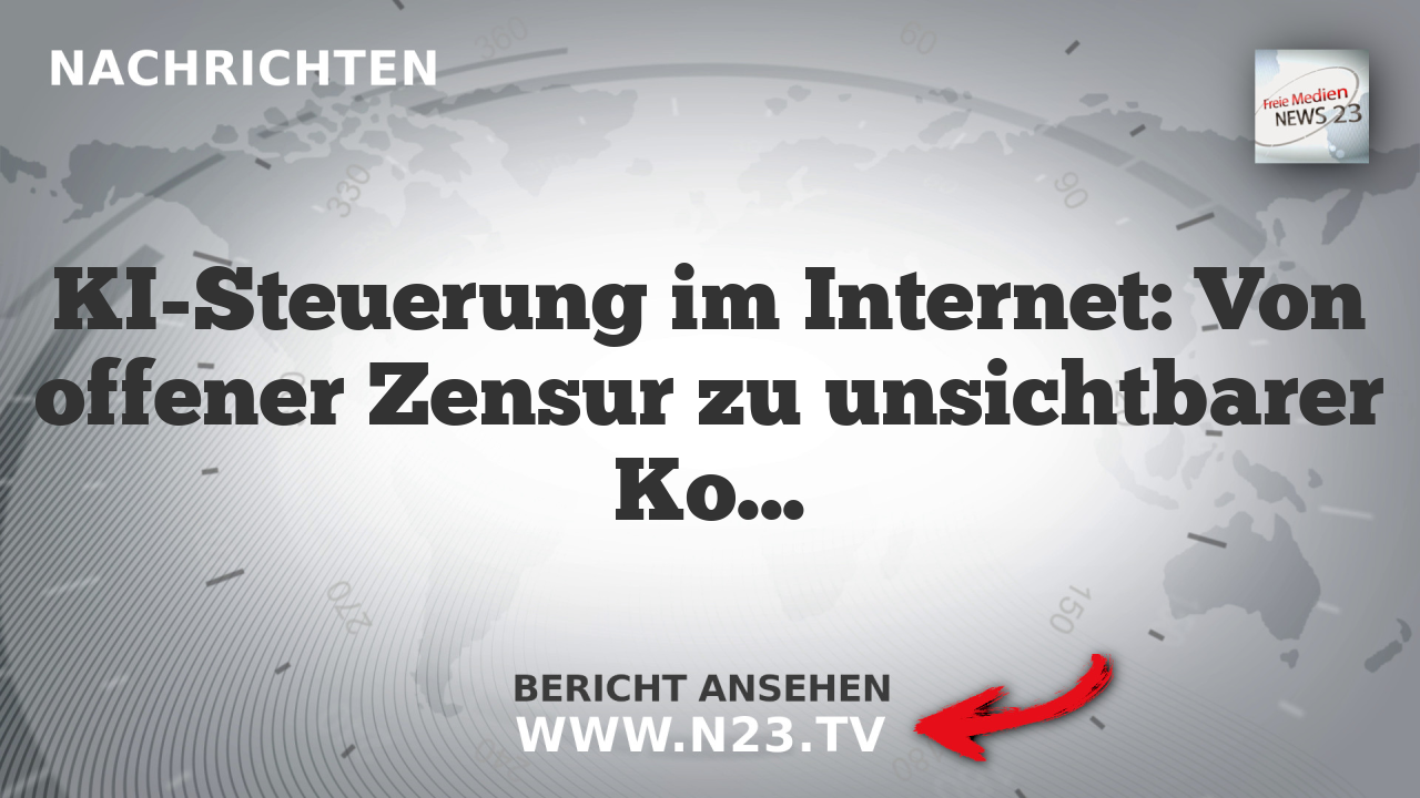 KI-Steuerung im Internet: Von offener Zensur zu unsichtbarer Kontrolle
