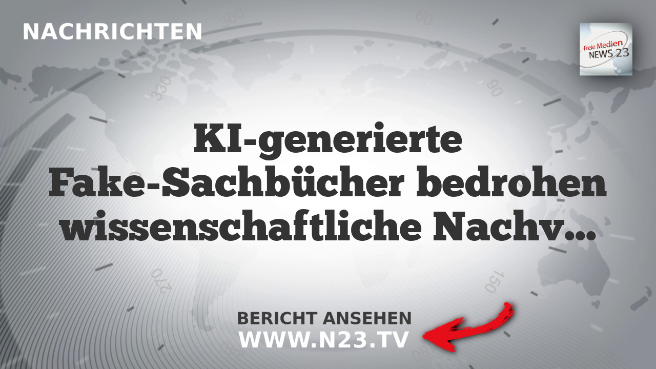 KI-generierte Fake-Sachbücher bedrohen wissenschaftliche Nachvertrauen