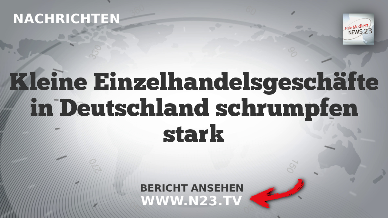 Kleine Einzelhandelsgeschäfte in Deutschland schrumpfen stark