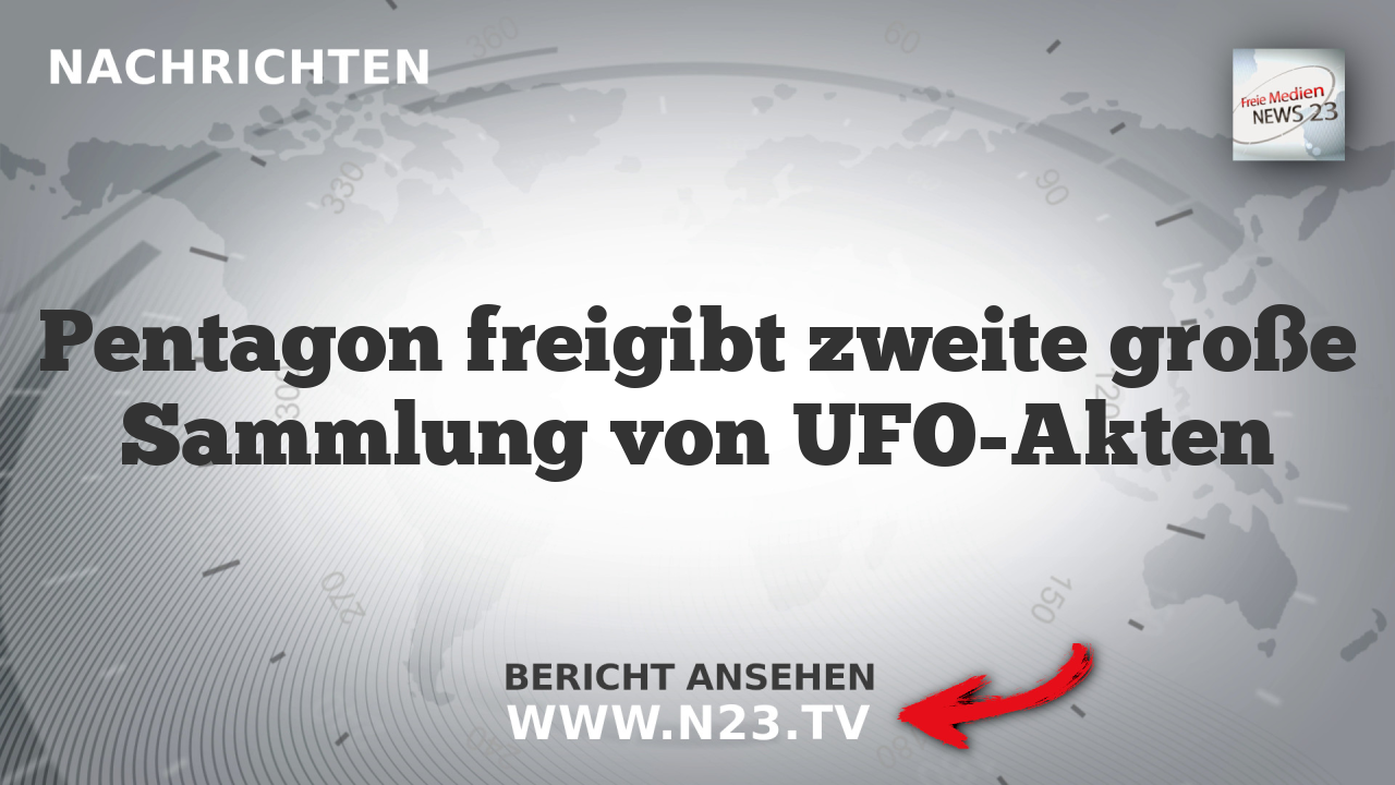 Pentagon freigibt zweite große Sammlung von UFO-Akten