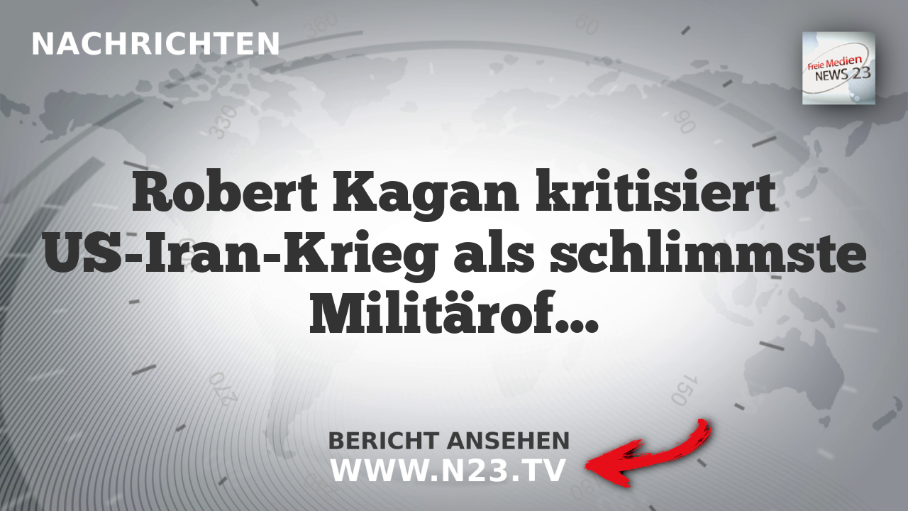 Robert Kagan kritisiert US-Iran-Krieg als schlimmste Militäroffensive der USA