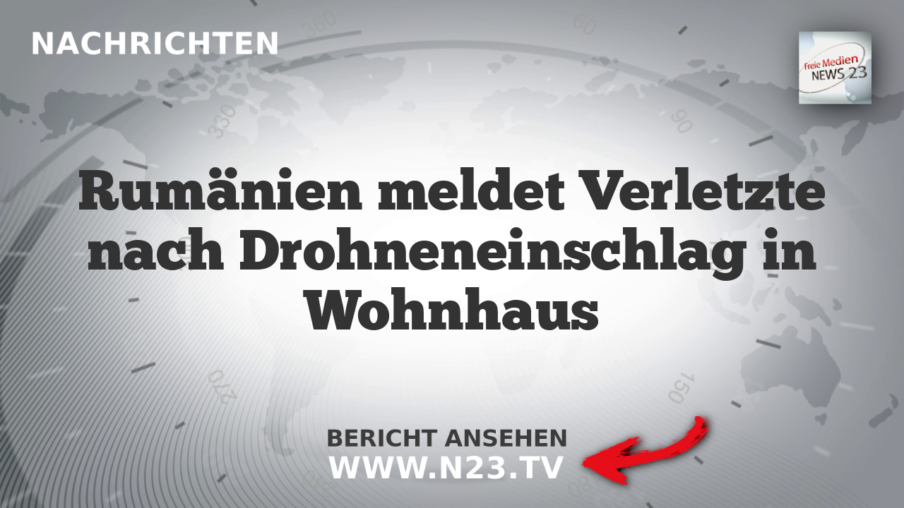 Rumänien meldet Verletzte nach Drohneneinschlag in Wohnhaus