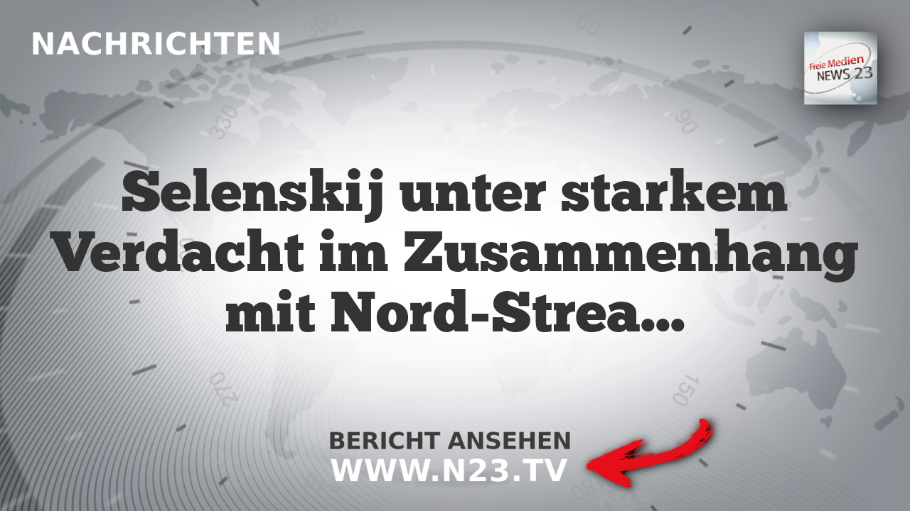 Selenskij unter starkem Verdacht im Zusammenhang mit Nord-Stream-Anschlag