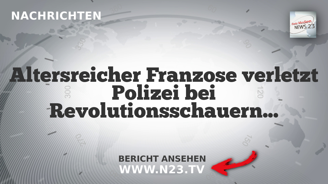 Altersreicher Franzose verletzt Polizei bei Revolutionsschauern in Frankreich