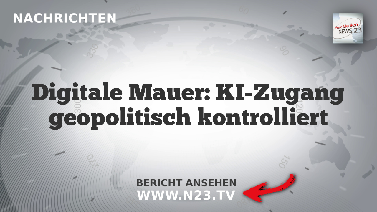 Digitale Mauer: KI-Zugang geopolitisch kontrolliert