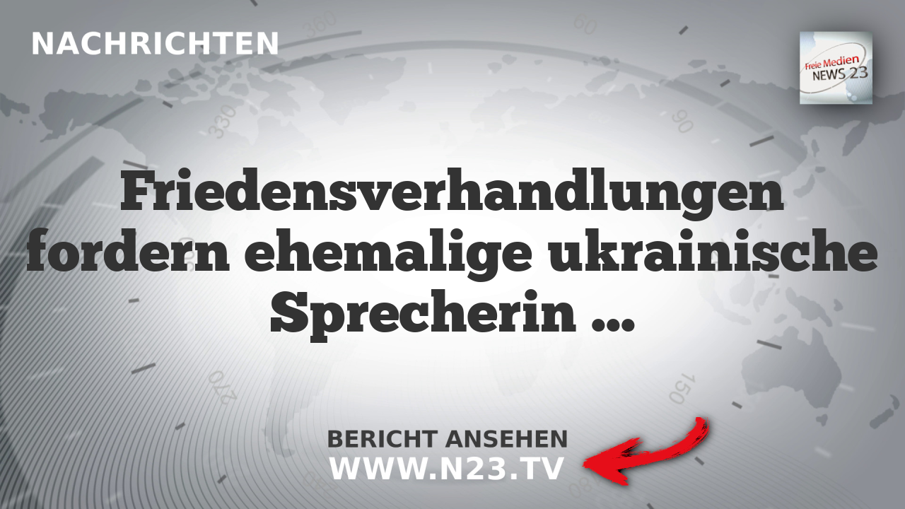 Friedensverhandlungen fordern ehemalige ukrainische Sprecherin vor Explosionen in Odessa