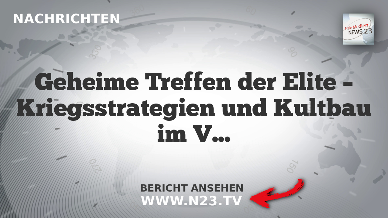 Geheime Treffen der Elite – Kriegsstrategien und Kultbau im Verborgenen