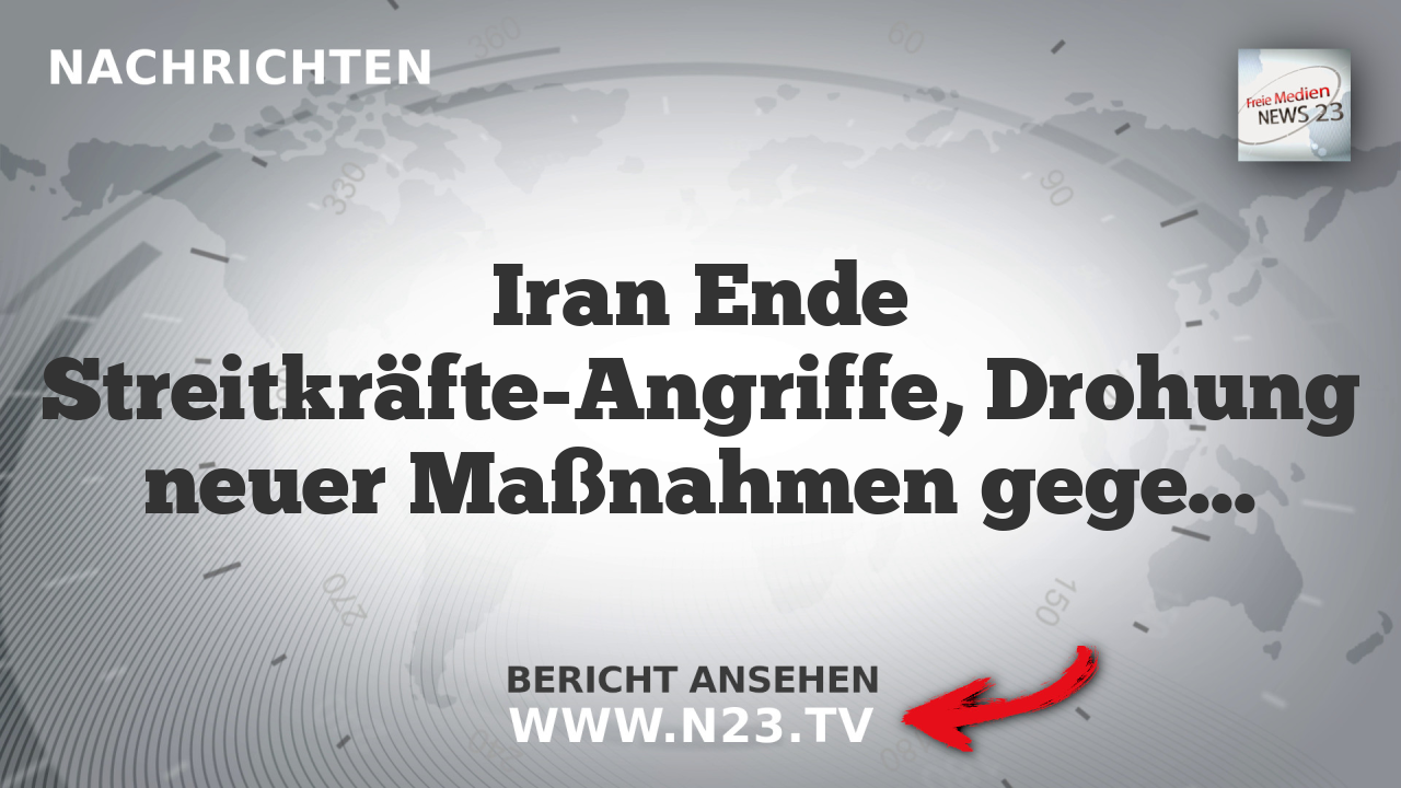 Iran Ende Streitkräfte-Angriffe, Drohung neuer Maßnahmen gegen Israel