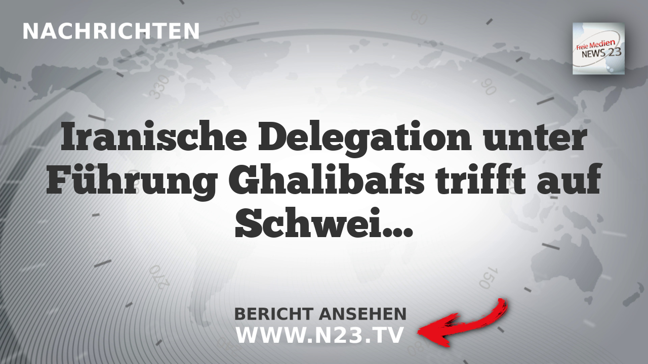 Iranische Delegation unter Führung Ghalibafs trifft auf Schweizer Boden