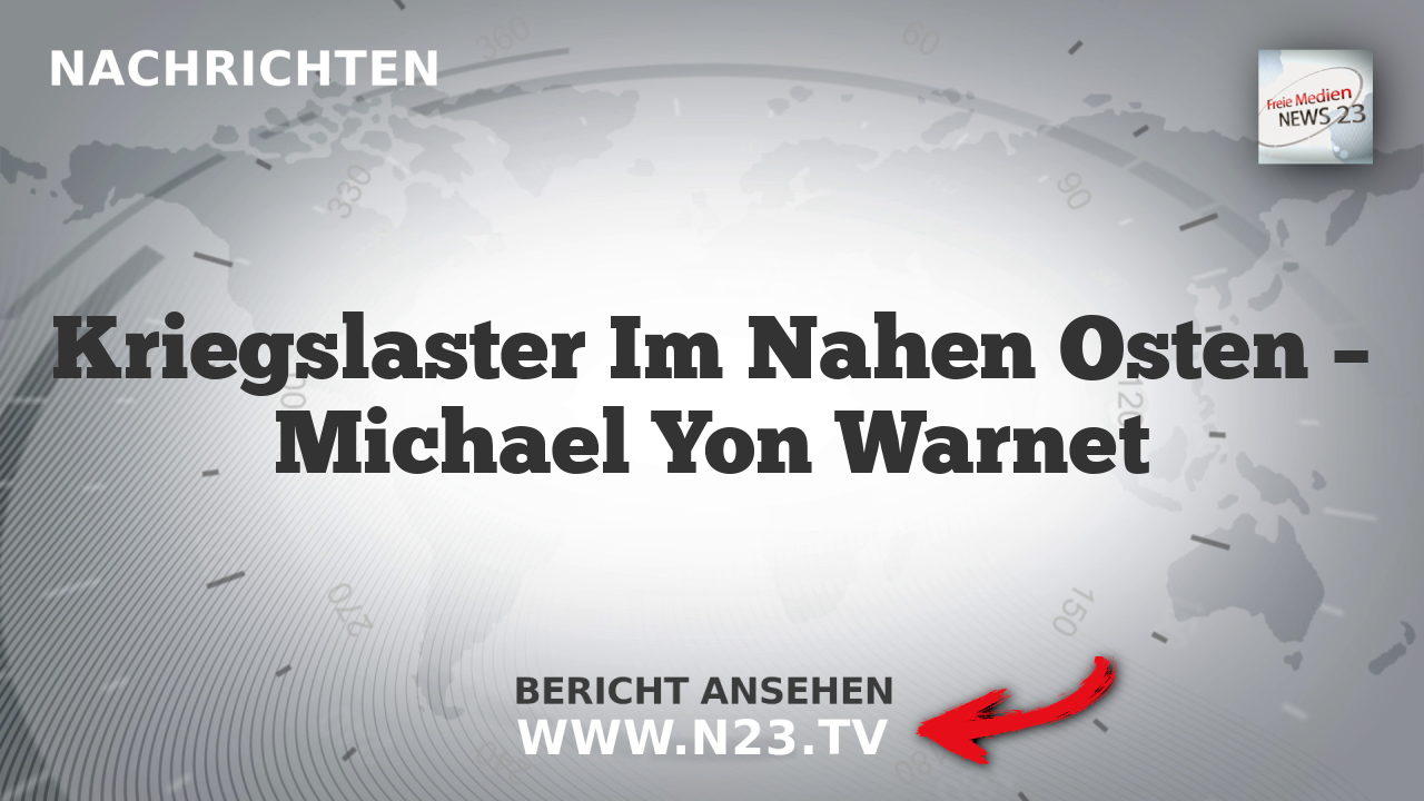 Kriegslaster Im Nahen Osten – Michael Yon Warnet