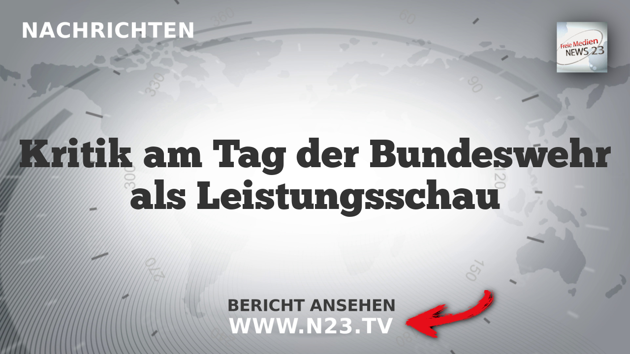Kritik am Tag der Bundeswehr als Leistungsschau