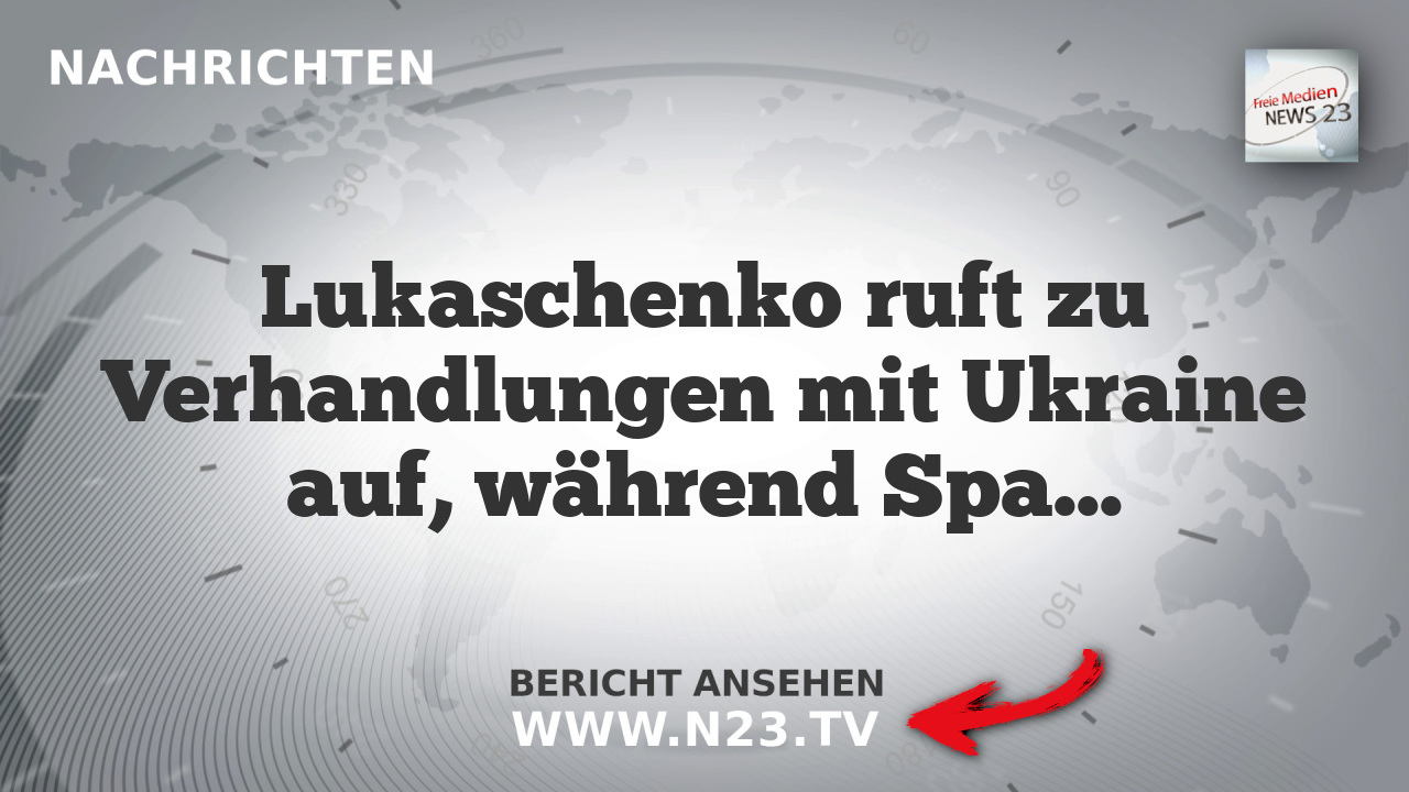 Lukaschenko ruft zu Verhandlungen mit Ukraine auf, während Spannungen weiter steigen