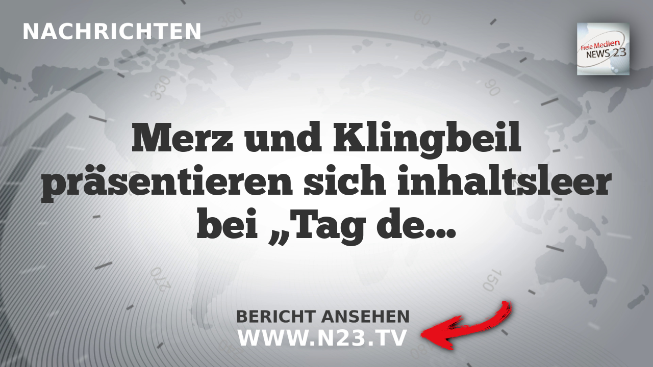 Merz und Klingbeil präsentieren sich inhaltsleer bei „Tag der offenen Tür“ in Berlin