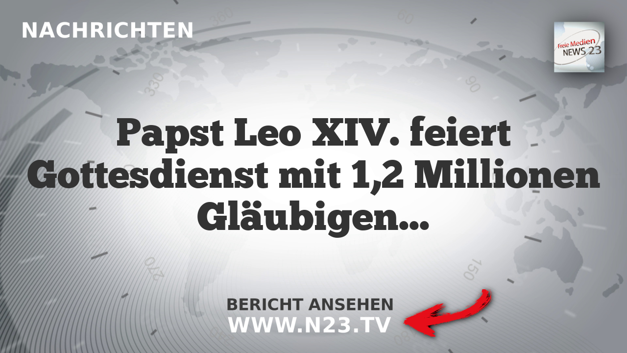 Papst Leo XIV. feiert Gottesdienst mit 1,2 Millionen Gläubigen in Madrid