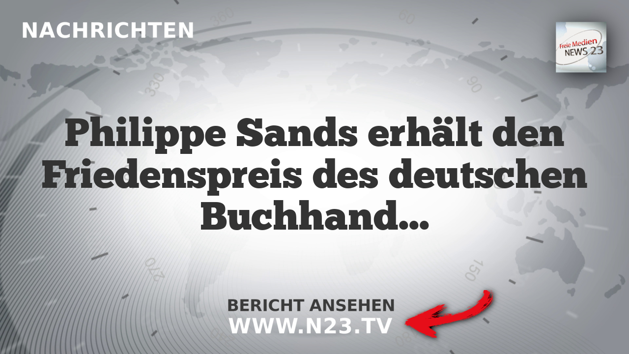 Philippe Sands erhält den Friedenspreis des deutschen Buchhandels 2026